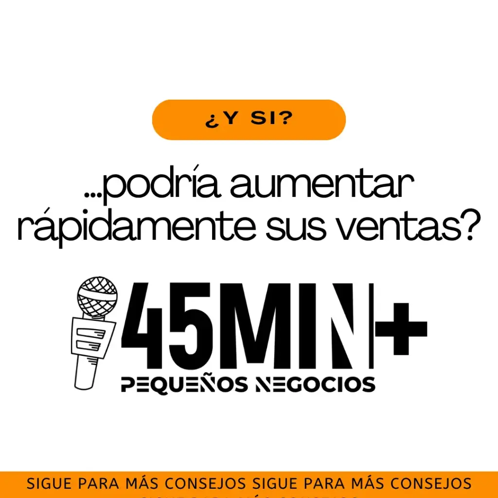 Pauta comercial oral para negocios.